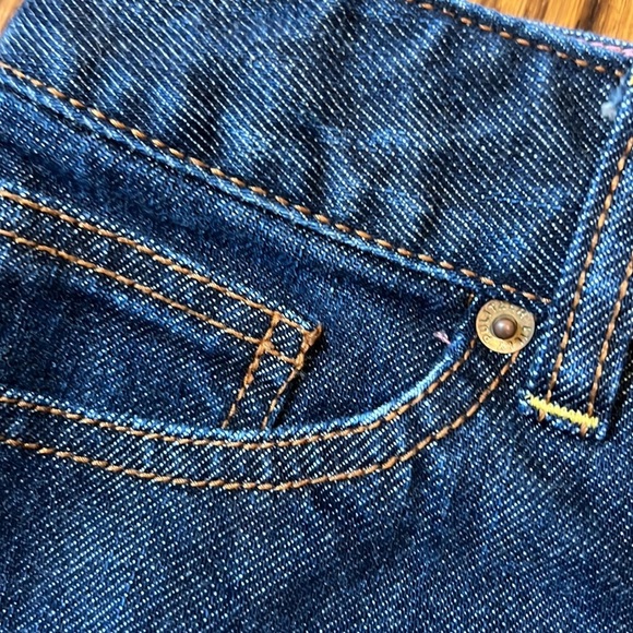 Lilly Pulitzer dark denim mini denim skirt size 10 NWOT - Picture 3 of 9